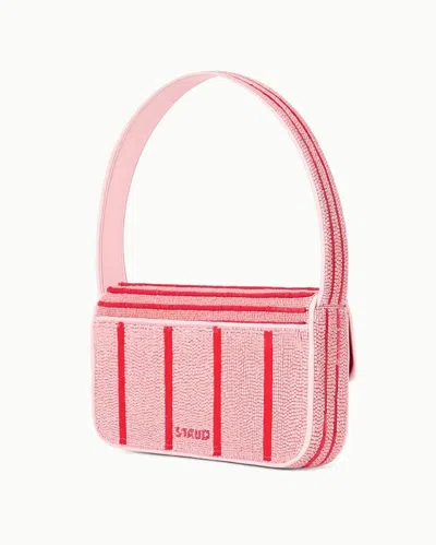 Staud Tommy Beaded Bag Montauk Stripe