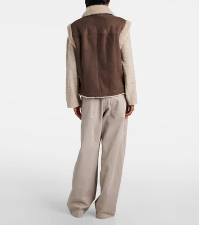 Brunello Cucinelli Sleeveless Shearling Outerwear