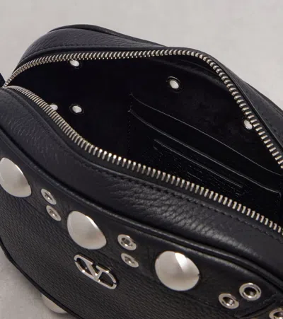 Valentino Nellcote Studded Leather Camera Crossbody Bag