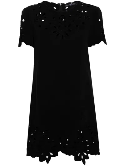 Ermanno Scervino Embroidered Shift Minidress