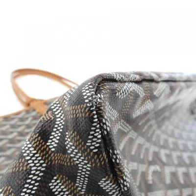 Pre-owned Goyard Black Coated Canvas Tote Bag ()