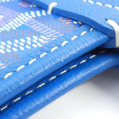 Pre-owned Goyard Sky Blue Coated Canvas Tote Bag ()