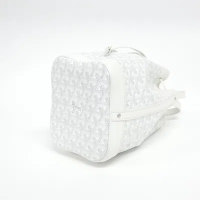 Pre-owned Goyard White Coated Canvas Shoulder Bag ()