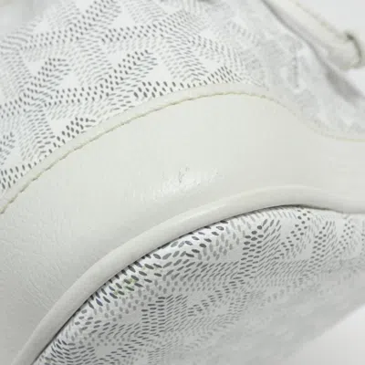 Pre-owned Goyard White Coated Canvas Shoulder Bag ()