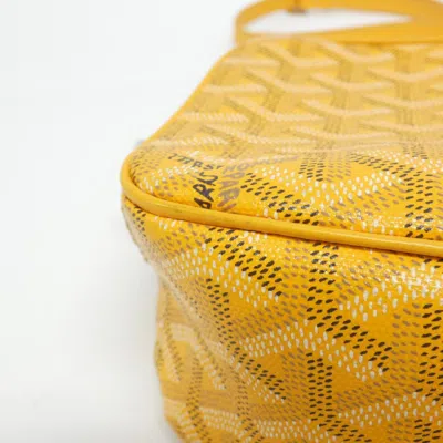 Pre-owned Goyard Yellow Coated Canvas Shoulder Bag ()