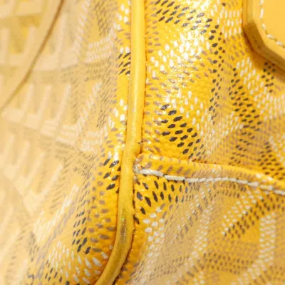 Pre-owned Goyard Yellow Coated Canvas Shoulder Bag ()