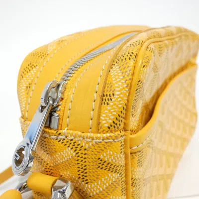 Pre-owned Goyard Yellow Coated Canvas Shoulder Bag ()