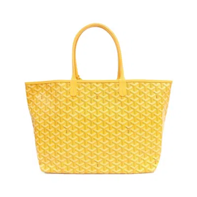 Pre-owned Goyard Yellow Coated Canvas Tote Bag ()