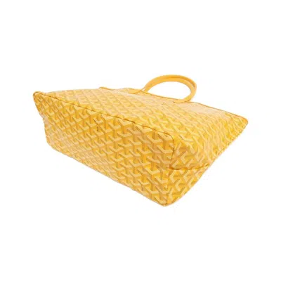 Pre-owned Goyard Yellow Coated Canvas Tote Bag ()