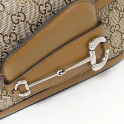Pre-owned Gucci Beige Gg Canvas Shoulder Bag ()