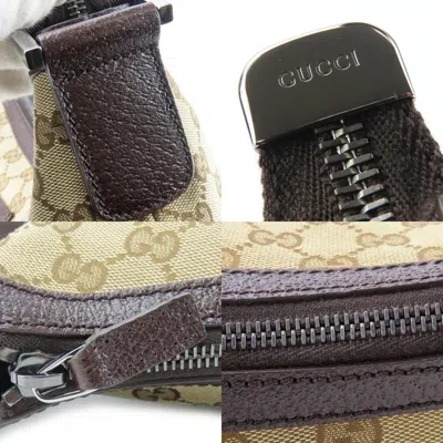 Pre-owned Gucci Gg Canvas Beige Brown Gg Canvas Shoulder Bag ()