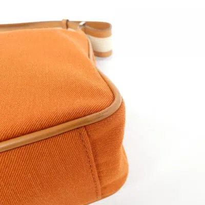 Pre-owned Gucci Light Brown Canvas Leather Shoulder Bag ()