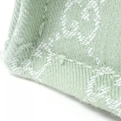 Pre-owned Gucci Pale Green Denim Handbag Shoulder Bag ()