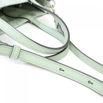 Pre-owned Gucci Pale Green Denim Handbag Shoulder Bag ()