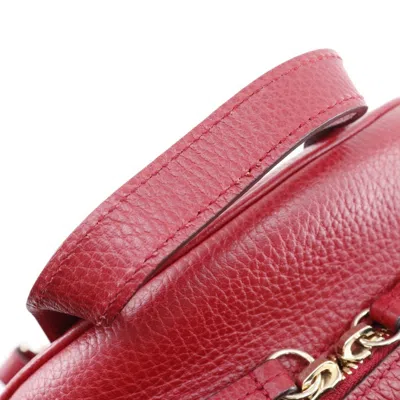 Pre-owned Gucci Red Color Leather Backpack ()