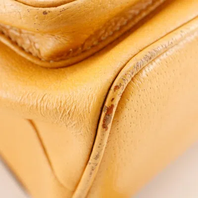 Pre-owned Gucci Yellow Leather Backpack ()