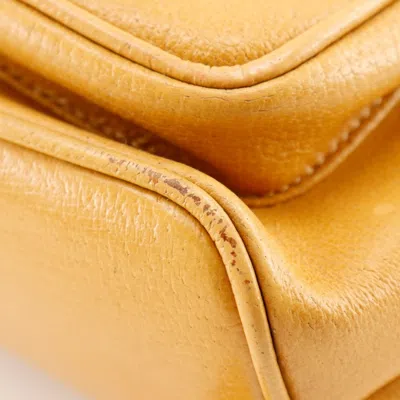 Pre-owned Gucci Yellow Leather Backpack ()