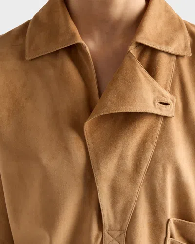 Prada Suede Blouson Jacket