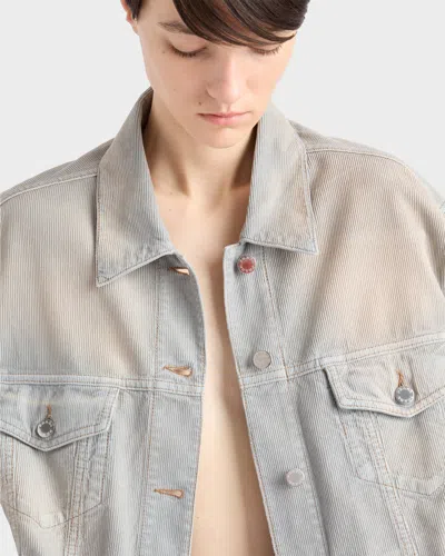 Prada Corduroy Blouson Jacket