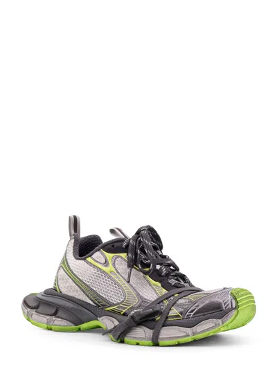 Balenciaga 3xl White/grey/green Coloured Mesh And Polyurethane Sneaker
