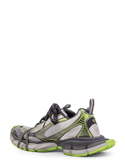 Balenciaga 3xl White/grey/green Coloured Mesh And Polyurethane Sneaker