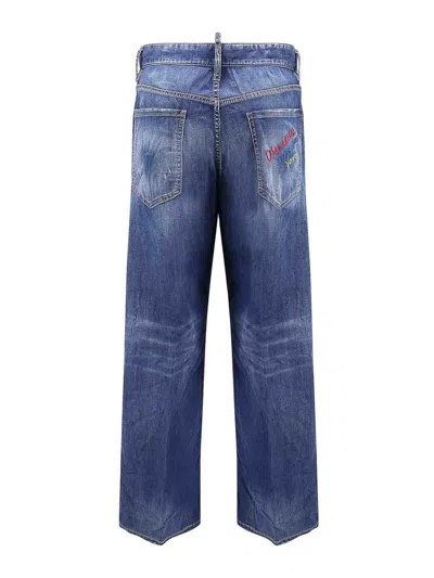 Dsquared2 Classic Five-pocket Jeans With Subtle Fading And Distressing