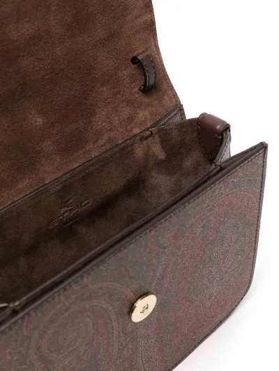 Etro Crossbody Bag With Adjustable Strap And Paisley Print