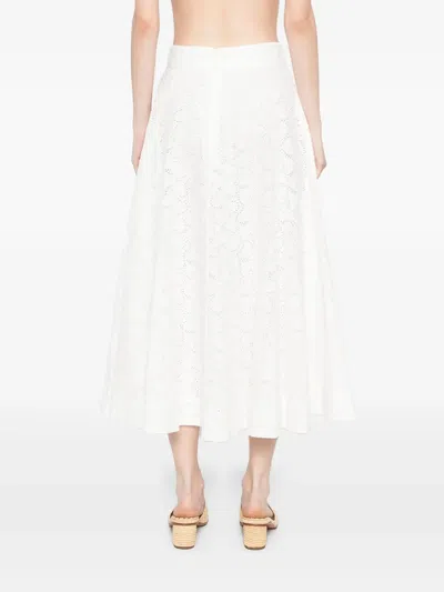 Zimmermann Cotton Midi Skirt With Pocket Design For Women In Multicolor