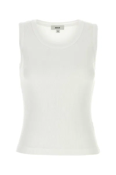 Agolde Stretch Cotton Blend Tank Top