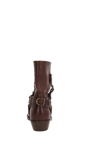 Isabel Marant Round Toe Ankle Boots