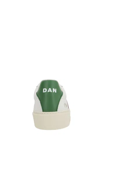 Dsquared2 Leather Low-top Sneakers Contrast Heel