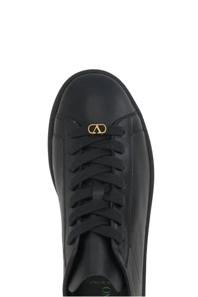 Valentino Royco Signature Brass Vlogo Low-top Sneakers
