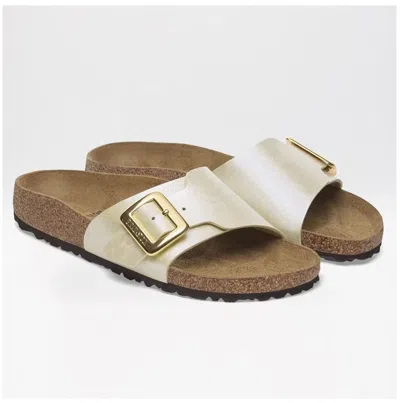 Birkenstock Women's Madrid Big Buckle Sandal In Ecru