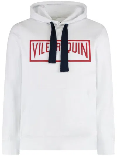 Vilebrequin Cotton Hoodie With Drawstring And Kangaroo Pocket In White