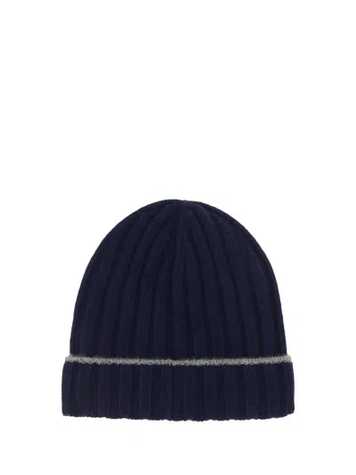Brunello Cucinelli Contrast-trim Cashmere Beanie