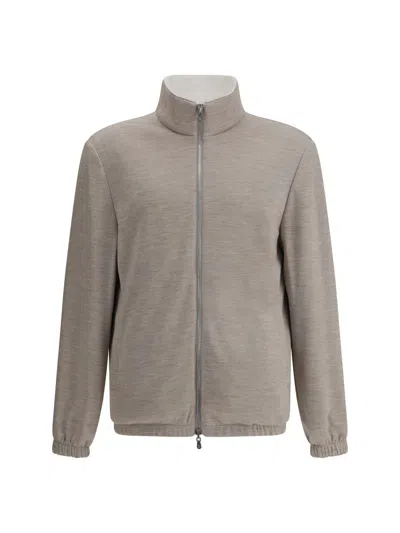 Brunello Cucinelli Reversible Waterproof Jacket In White