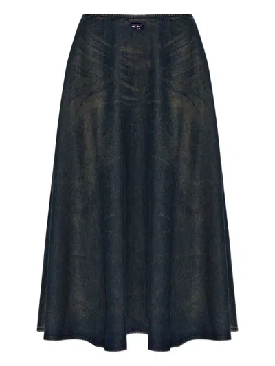 Diesel Skirts Blue And Green
