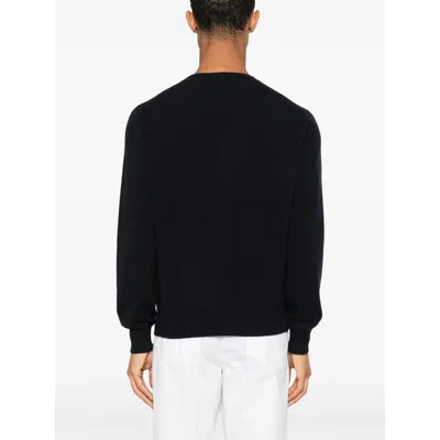 Tom Ford Men's Luxurious Wool And Silk Sweater In Blue