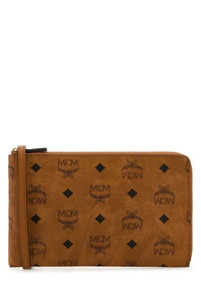 Mcm Printed Canvas Crossbody Bag