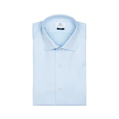 Grigio Shirt Man  Ceremony In Blue
