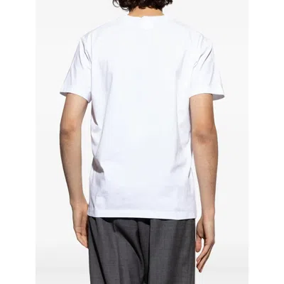 Dsquared2 White Crewneck T-shirt With Logo Lettering On The Front