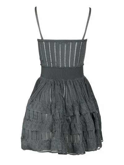 Alaïa A-line Crinoline Mini Dress With Removable Straps