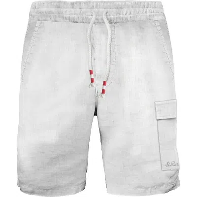 Mc2 Saint Barth Bermuda Man  - Marseille Linen 01 White - N.d.
