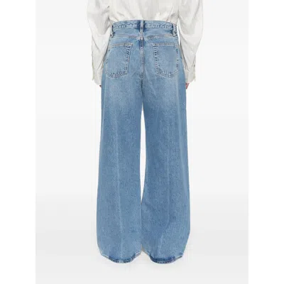 Frame Denim Wide-leg Jeans In Blue
