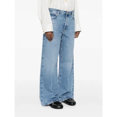 Frame Denim Wide-leg Jeans In Blue