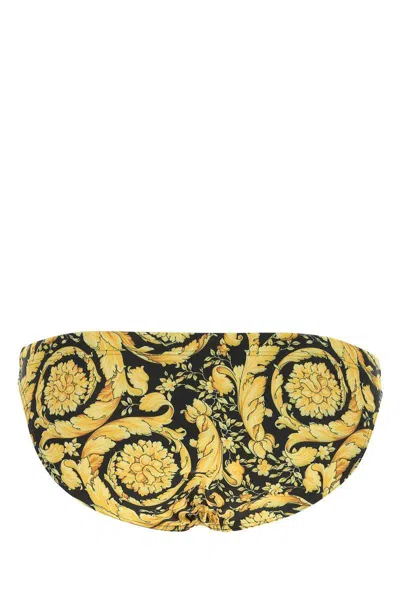 Versace Slip Mare Lycra Barocco All Over