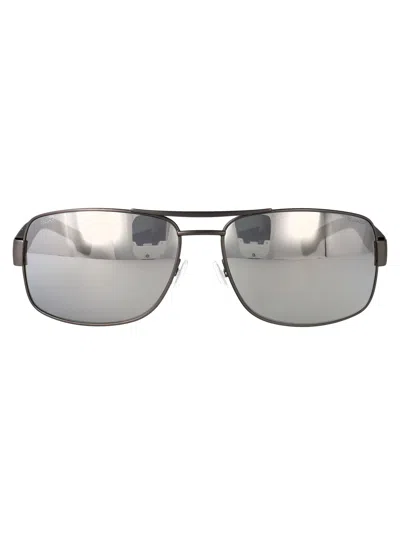 Hugo Boss Boss Matte Dark Ruthenium Stainless Steel Sunglasses