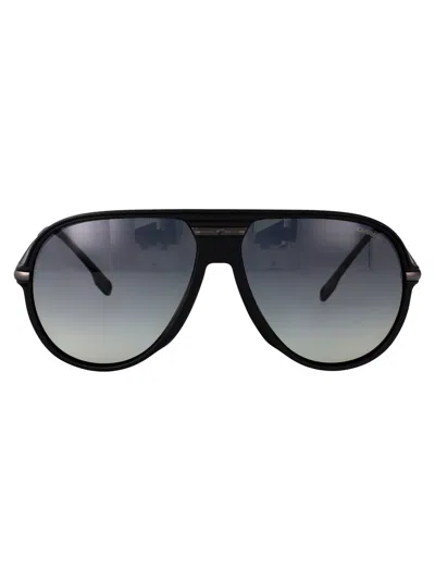 Carrera Matte Black Dark Ruthenium Injectate Sunglasses In Black