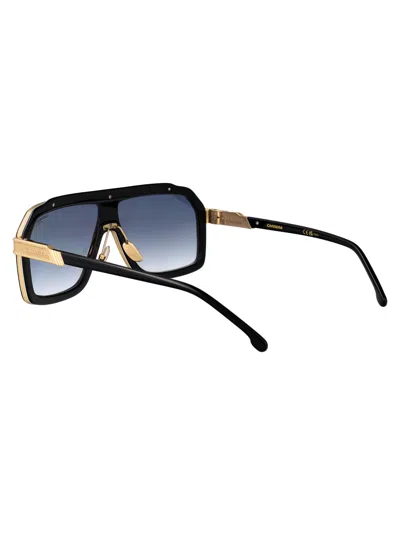Carrera Black White Acetate Sunglasses