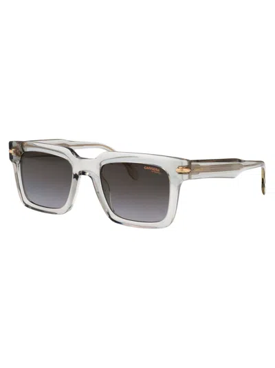 Carrera Grey Acetate Sunglasses In Metallic
